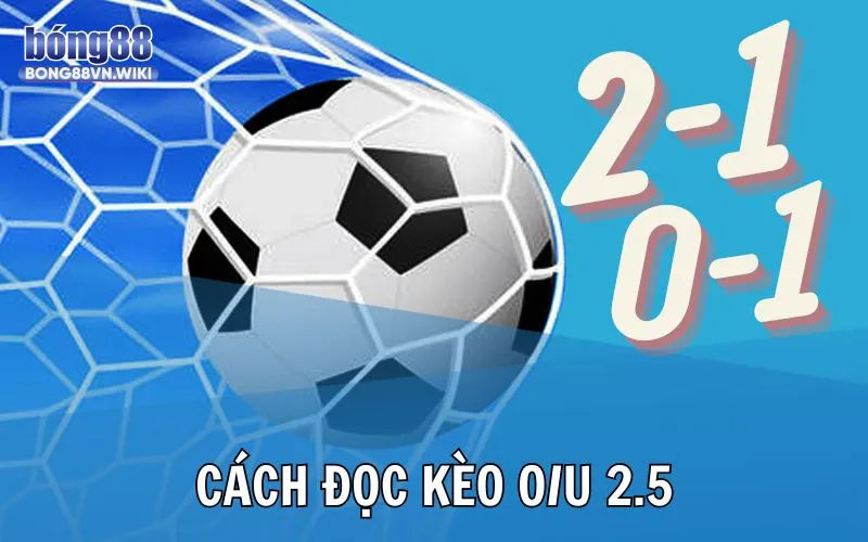 Kèo tài xỉu 2.5 trong cá độ thể thao Bong88 và những điều bạn cần biết Cách đọc kèo tài xỉu 2.5 dễ hiểu