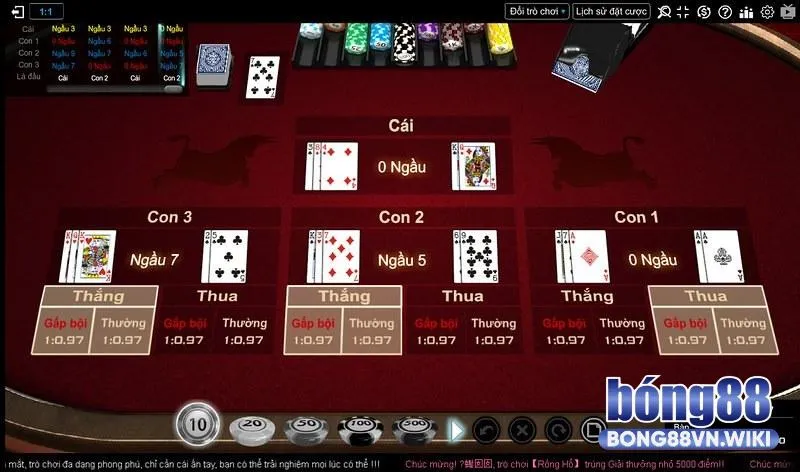 Thông tin về luật chơi Bull Bull